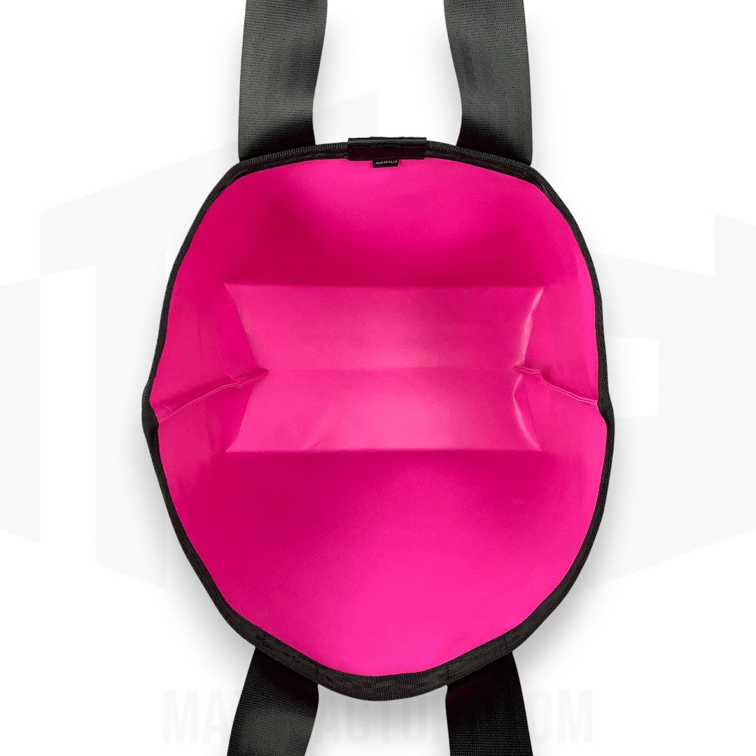 Tote Bag 23L | Gloss PVC | Pink/Black
