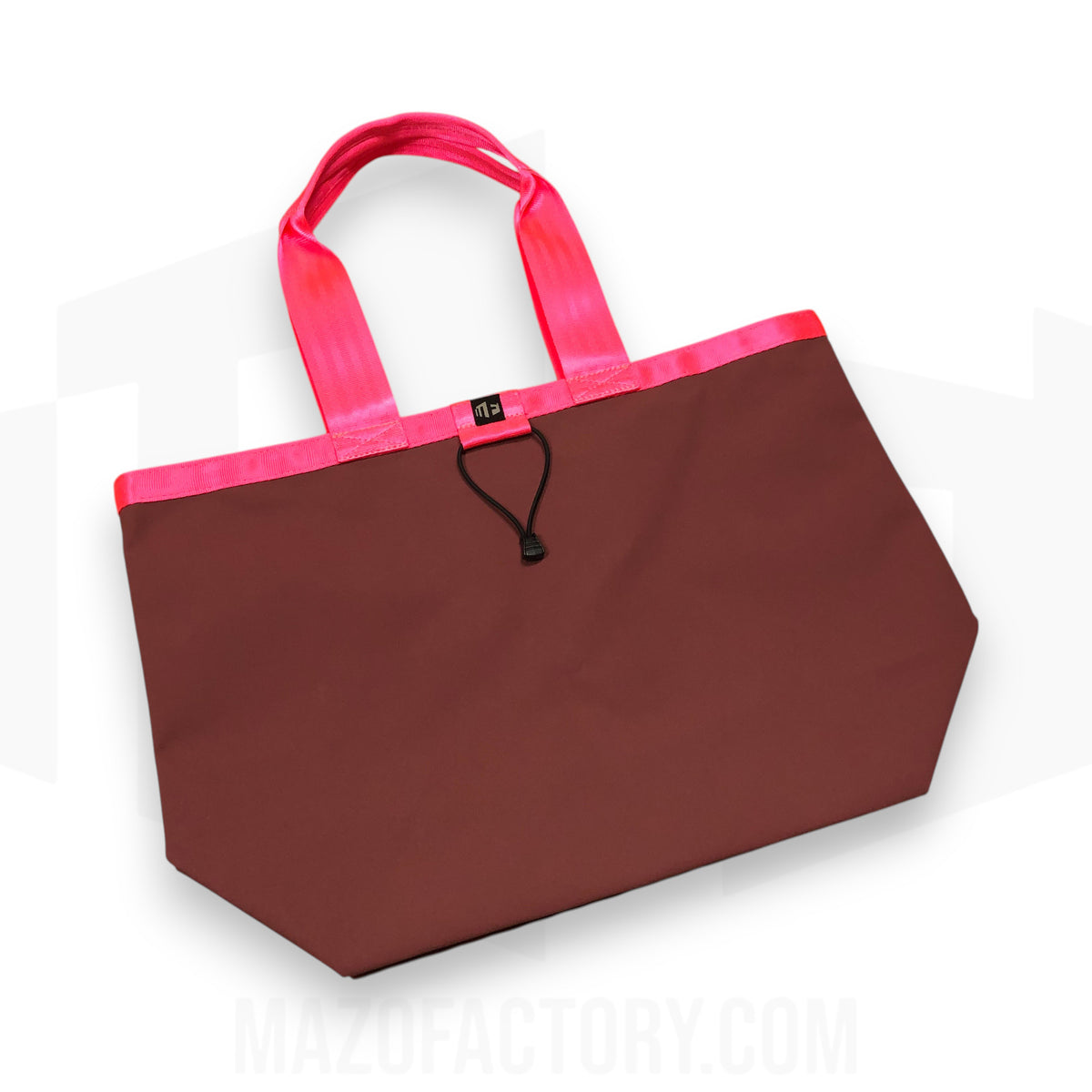 Tote Bag 23L | Lite Canvas | Wine/Fluro Pink