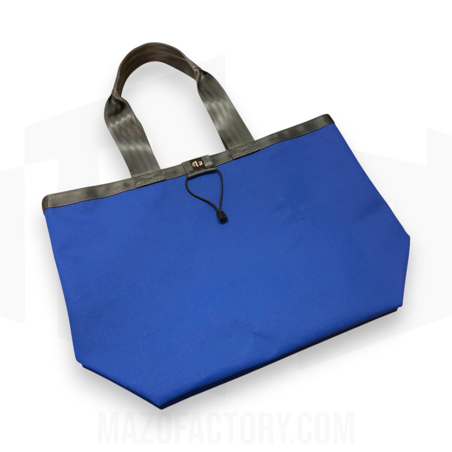 Tote Bag 23L | Grid Canvas | Blue/Charcoal