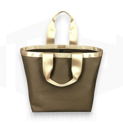 Tote Bag 23L | Grid Canvas | Antelope/Beige