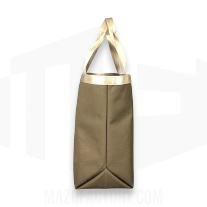 Tote Bag 23L | Grid Canvas | Antelope/Beige