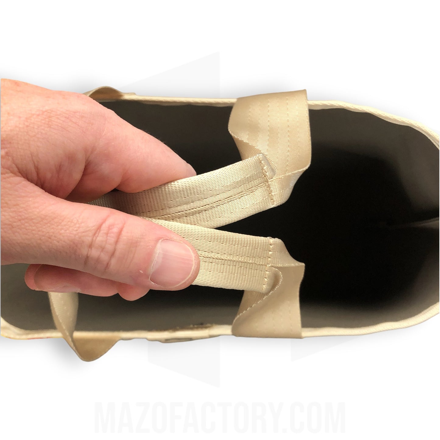 Tote Bag 23L | Grid Canvas | Antelope/Beige