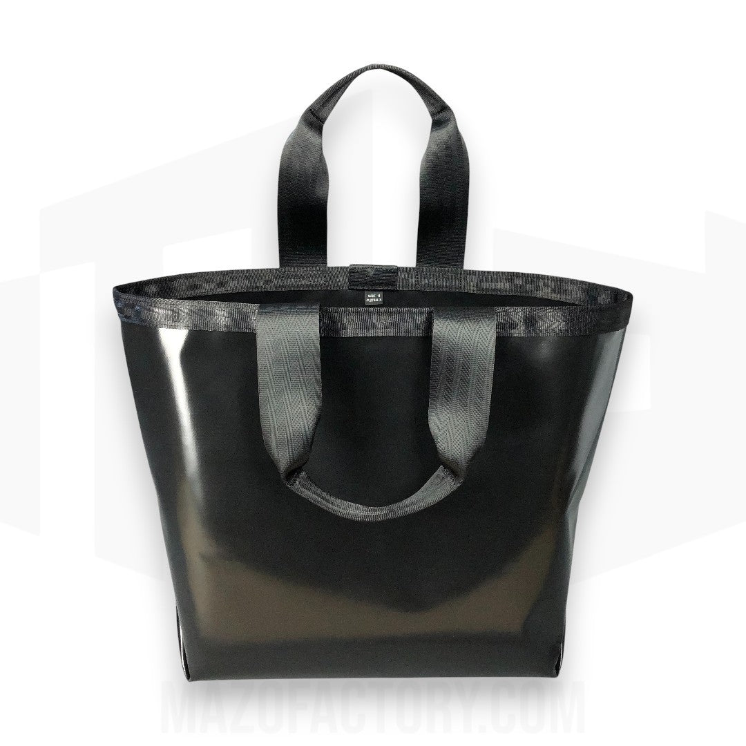 Tote Bag 23L | Gloss PVC | Black/Black