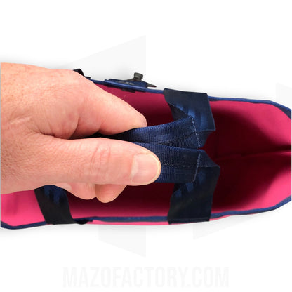 Tote Bag 23L | Grid Canvas | Pink/Navy