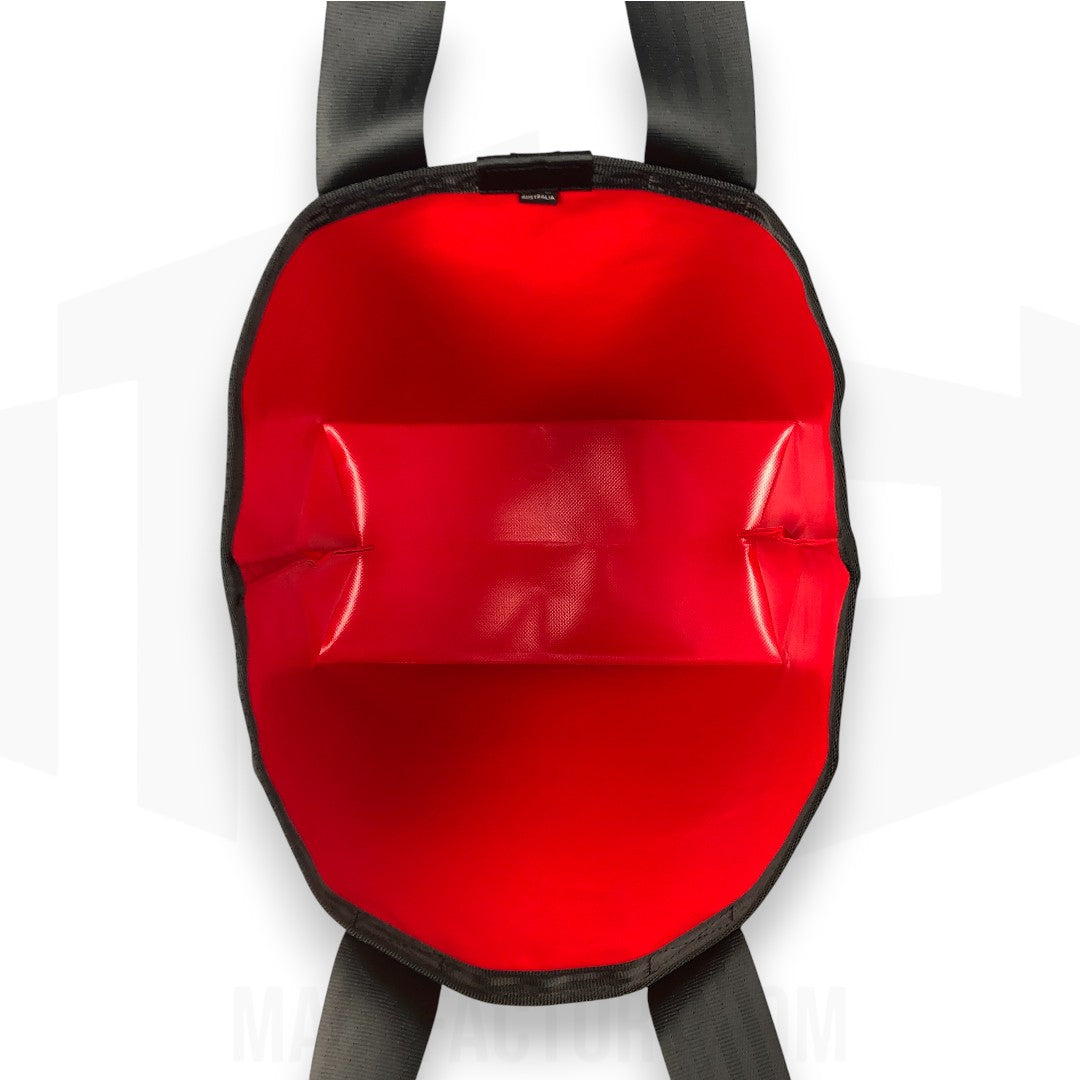 Tote Bag 23L | Gloss PVC | Red/Black