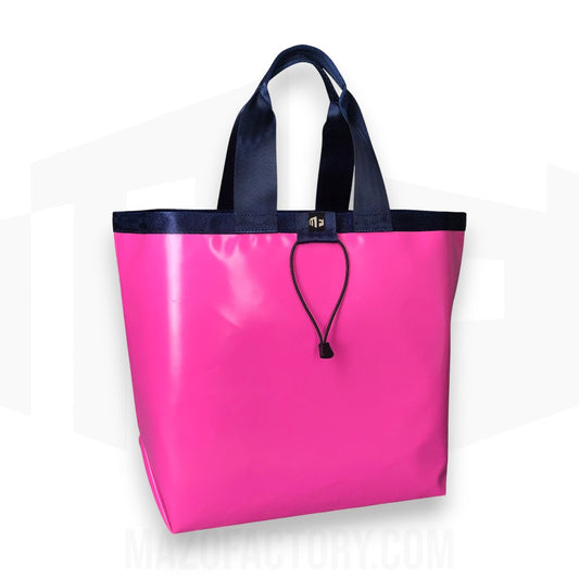 Tote Bag 23L | Gloss PVC | Pink/Navy