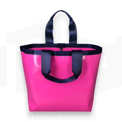 Tote Bag 23L | Gloss PVC | Pink/Navy