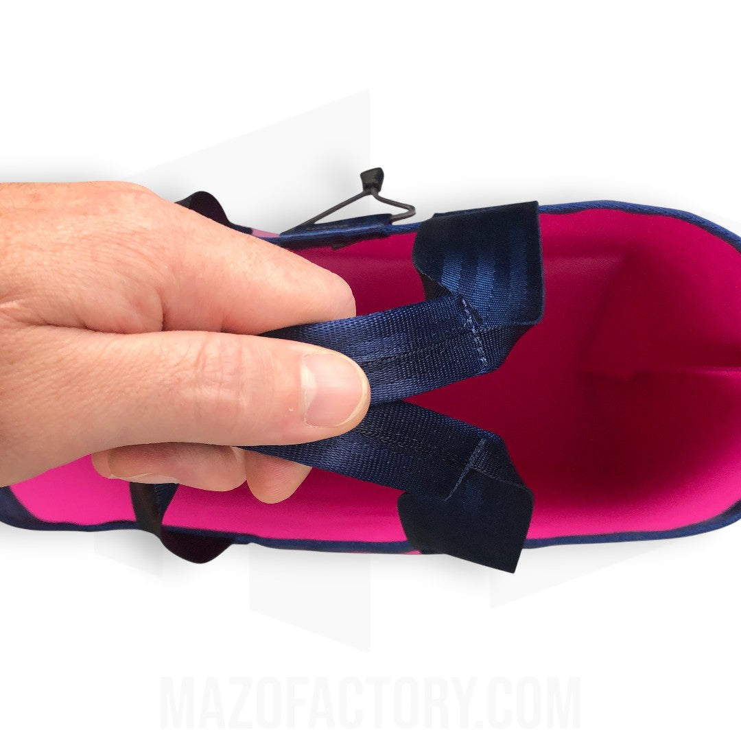 Tote Bag 23L | Gloss PVC | Pink/Navy