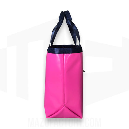 Tote Bag 23L | Gloss PVC | Pink/Navy