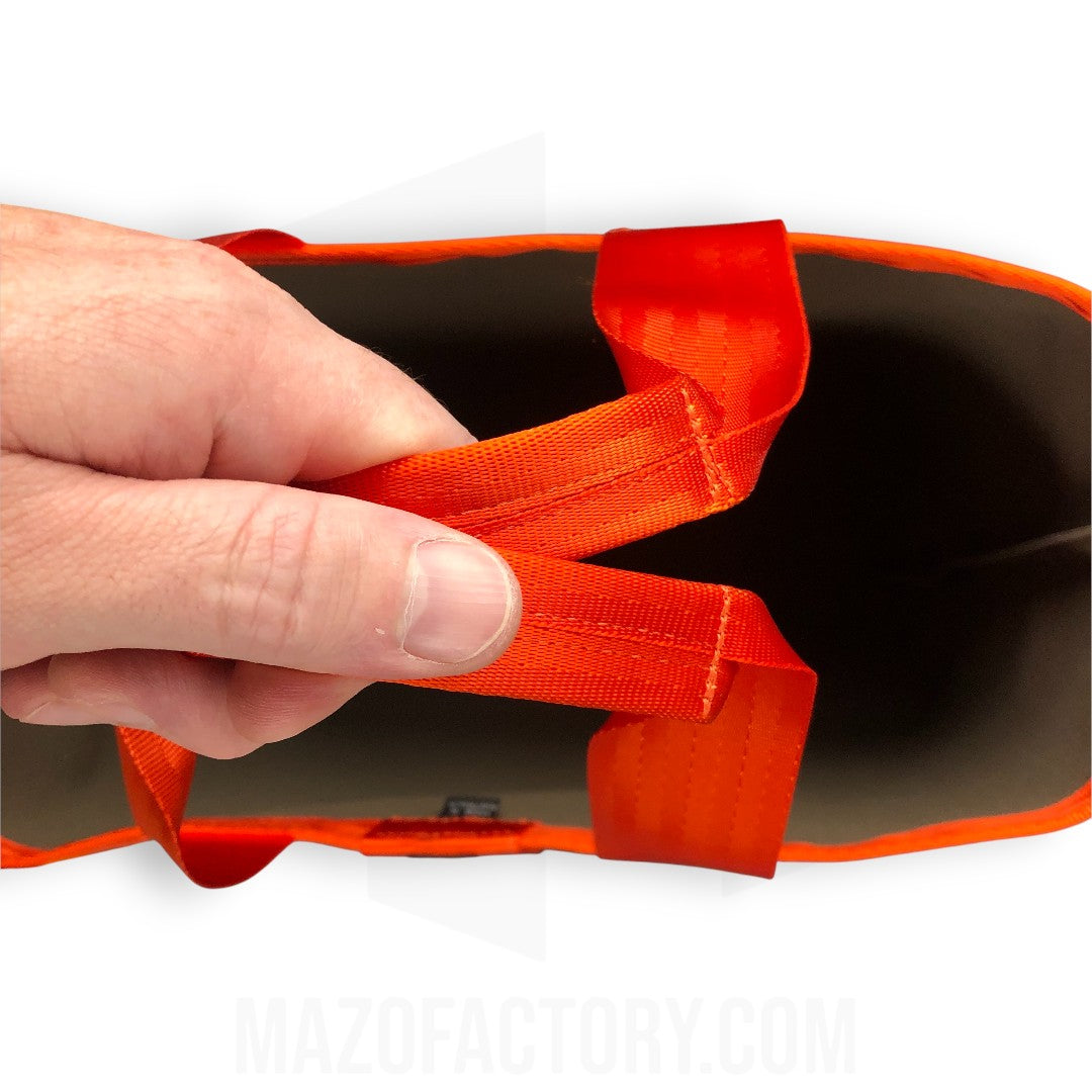 Tote Bag 23L | Grid Canvas | Antelope/Burnt Orange