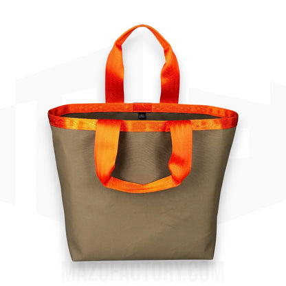 Tote Bag 23L | Grid Canvas | Antelope/Burnt Orange