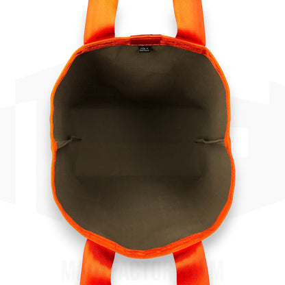 Tote Bag 23L | Grid Canvas | Antelope/Burnt Orange