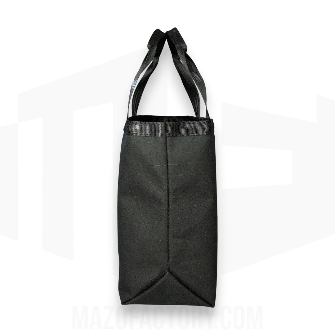 Tote Bag 23L | Grid Canvas | Black/Black