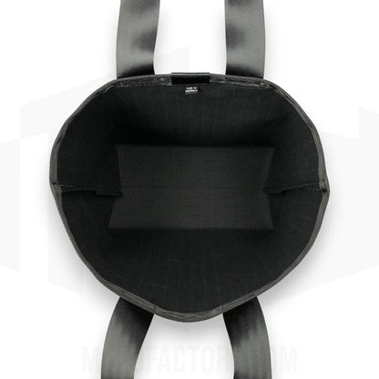 Tote Bag 23L | Grid Canvas | Black/Black