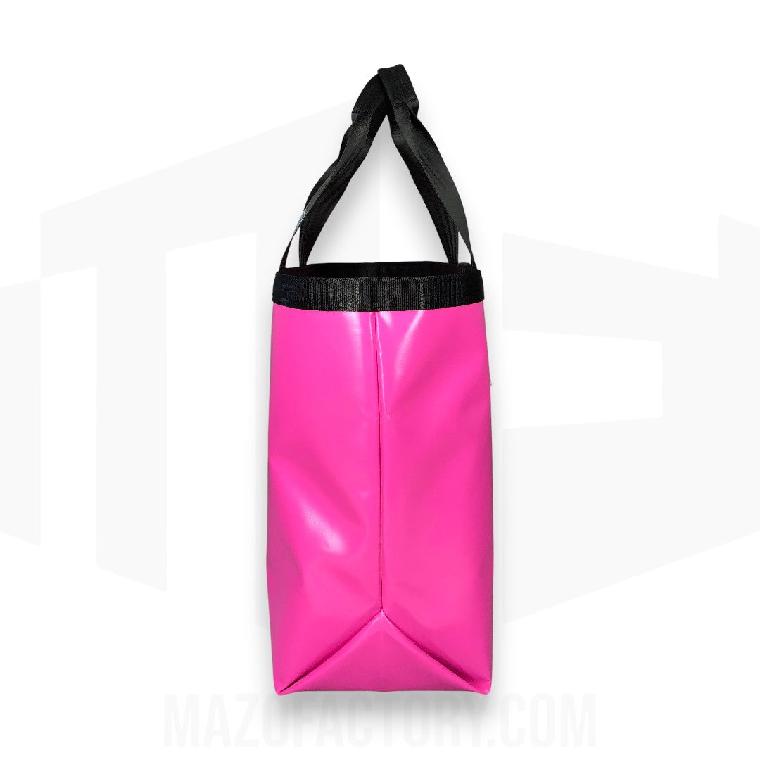 Tote Bag 23L | Gloss PVC | Pink/Black