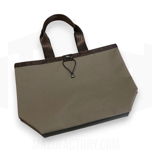 Tote Bag 23L | Grid Canvas | Antelope / Chocolate