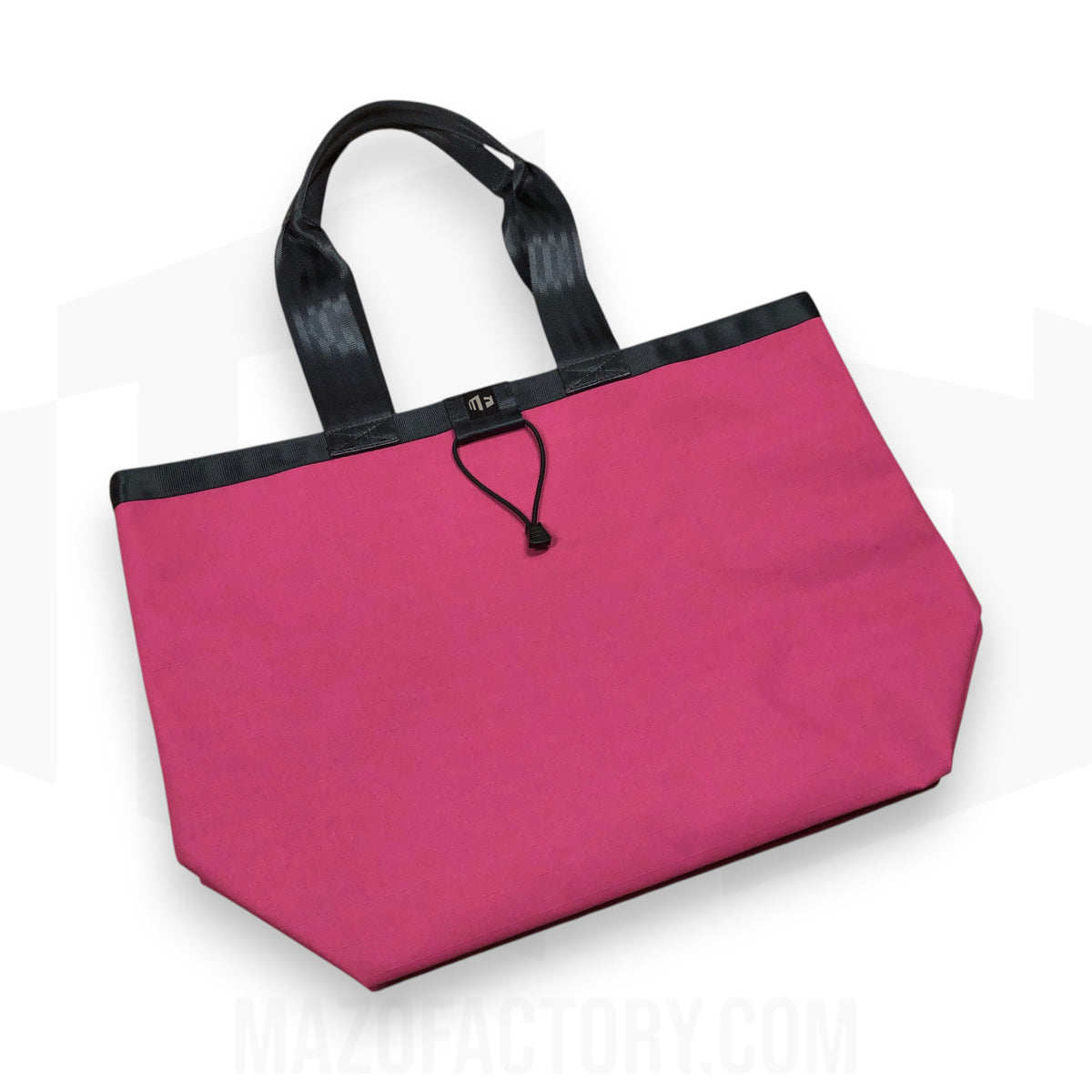 Tote Bag 23L | Grid Canvas | Pink/Charcoal